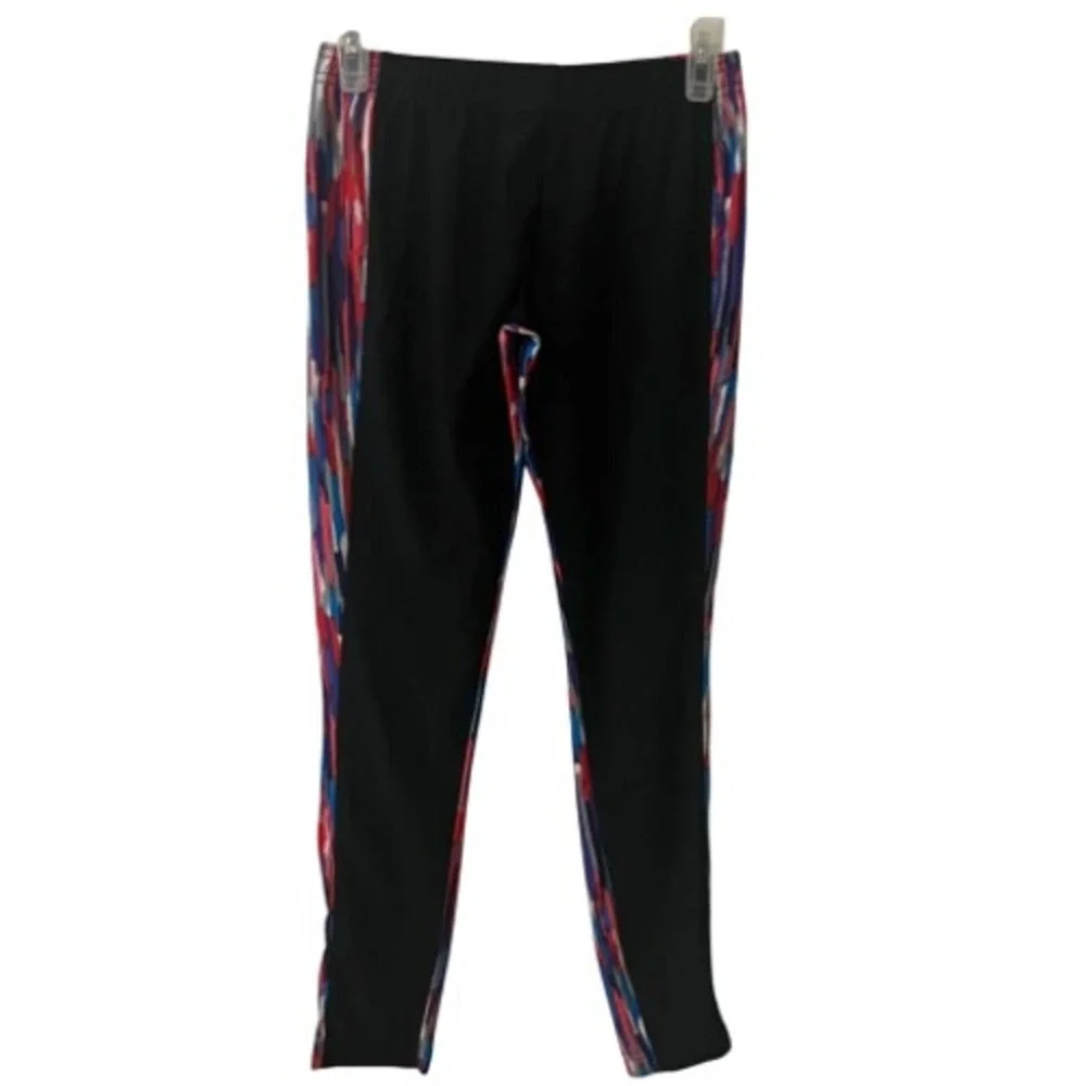 Nike Base Layer Pants Boys Size XL Colorful Stripes and Black‎ Elastic Waist